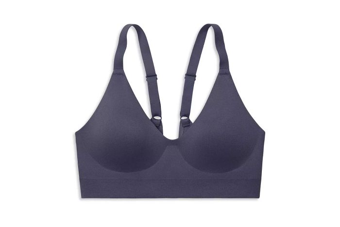 True & Co. Soft Form V Neck Adjustable Strap Bra