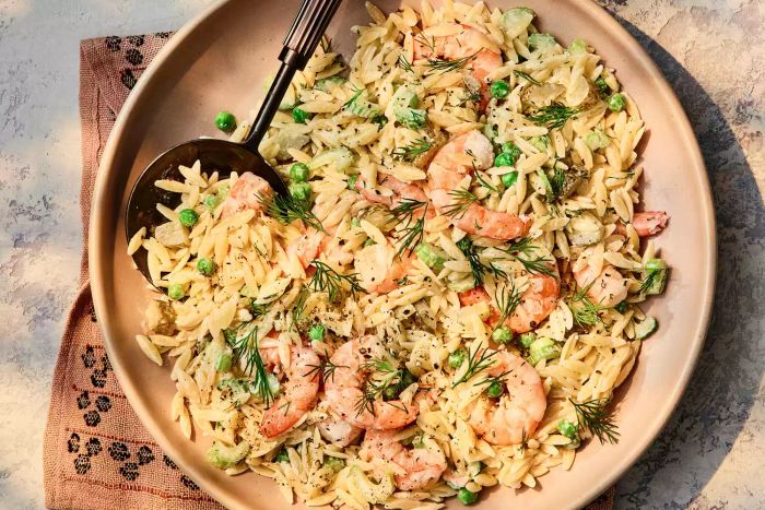 Shrimp Orzo Pasta Salad