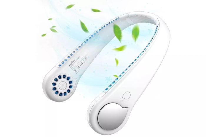 Bladeless Neck Fan with 360° Air Circulation