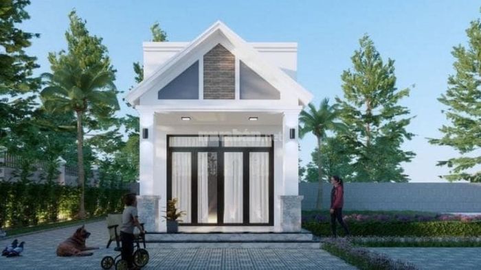 Mẫu nhà cấp 4 3 phòng ngủ với chi phí 200 triệu đồng