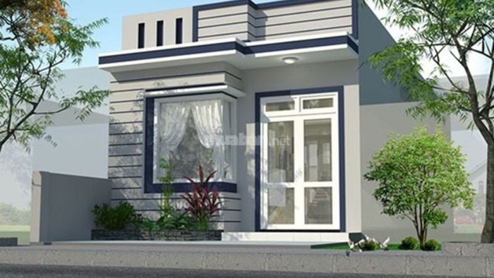 Thiết kế nhà cấp 4 3 phòng ngủ với chi phí 300 triệu đồng