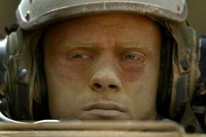 A gritty U.S. Army combat engineer, hardened by the challenges of the field.