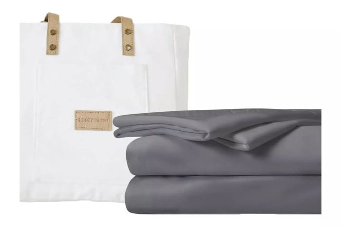Amazon Prime Day Cozy Earth Charcoal Queen Sheet Set