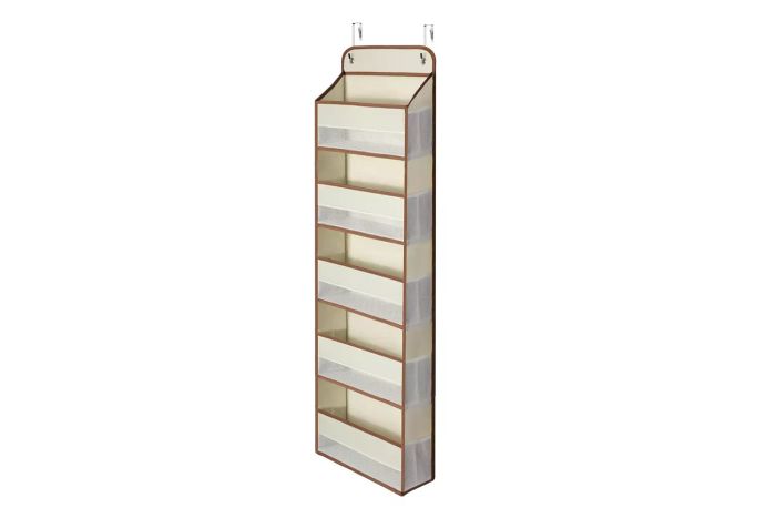 Yecaye 1-Piece 5-Tier Over-the-Door Organizer with 15 Pockets