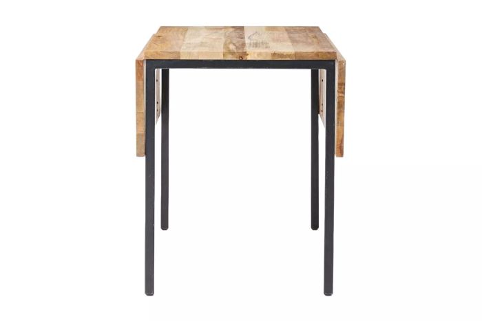 West Elm Box Frame Drop Leaf Expandable Dining Table