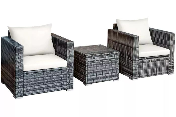 Costway 3-Piece Bistro Patio Rattan Furniture Set from Target
