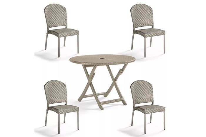 Frontgate Caf&eacute; Stacking Side Chairs and Table Set