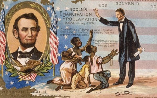 Postage stamp featuring Abraham Lincoln