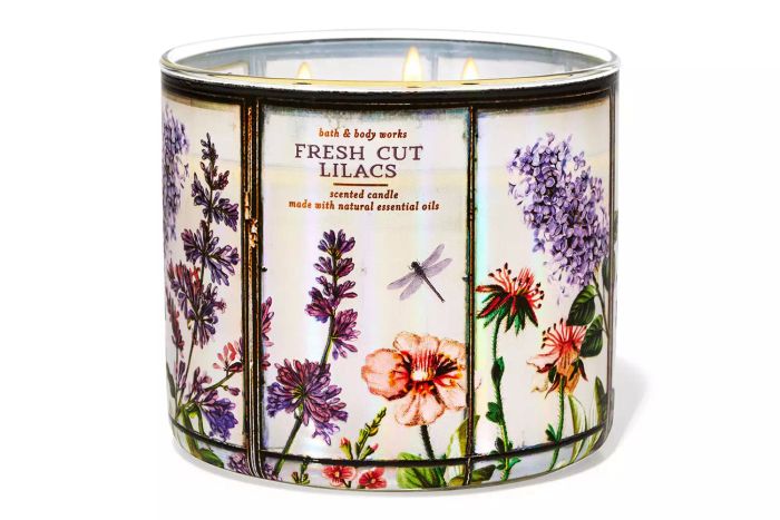 Bath & Body Works Fresh Cut Lilacs 3-Wick Candle
