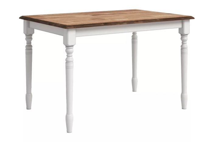 Wayfair Three Posts Dannie Solid Wood Dining Table