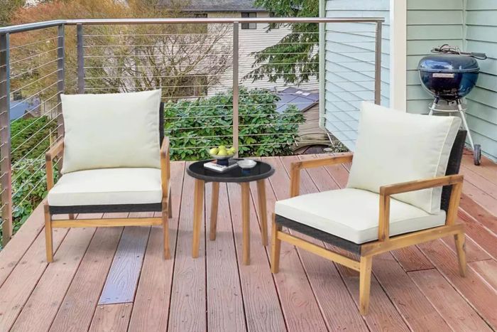 Target has a sale on outdoor furniture sets right now.