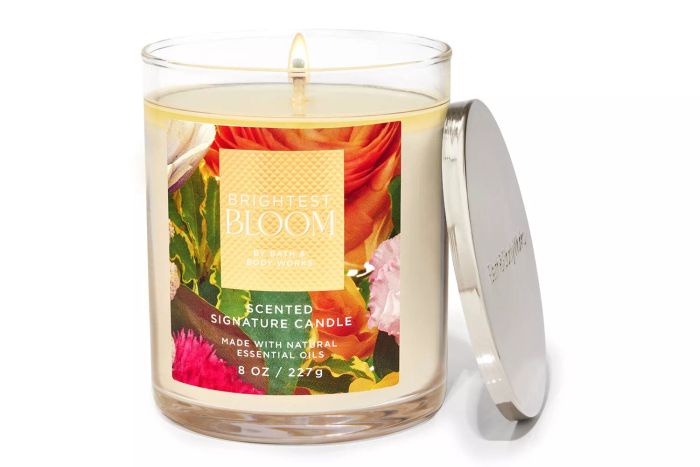 Brightest Bloom Single Wick Candle from Bath & Body Works