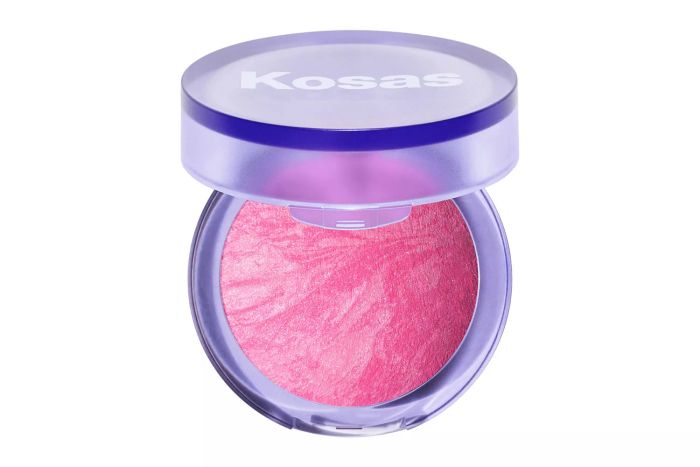 The Kosas Blush in 'Is Life' with Butterflies design adds a beautiful touch of artistry to your makeup routine.