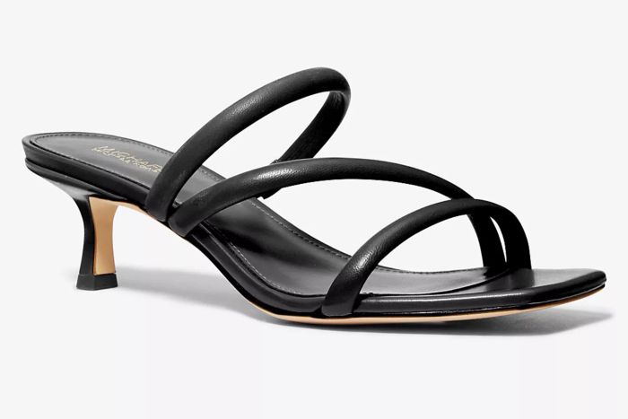 Celia Leather Kitten Sandal