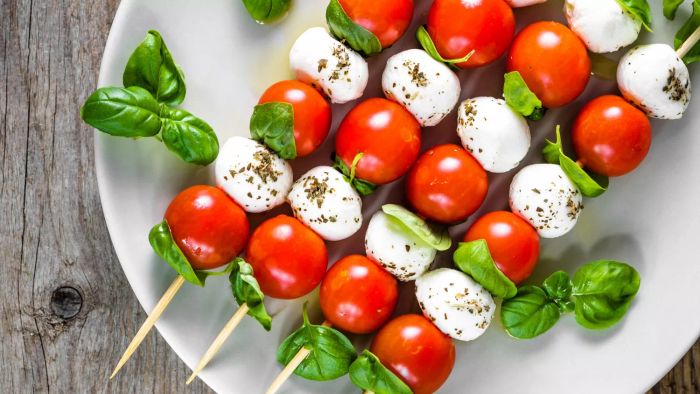 Caprese skewers make for a fresh, delicious treat with minimal effort and ingredients.