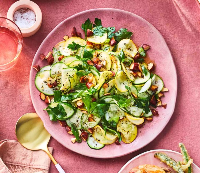 Recipe for Summer Squash with Scallions, Chile, and Parsley