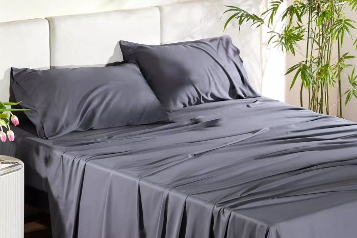 Bedsure Queen Sheets in Dark Grey
