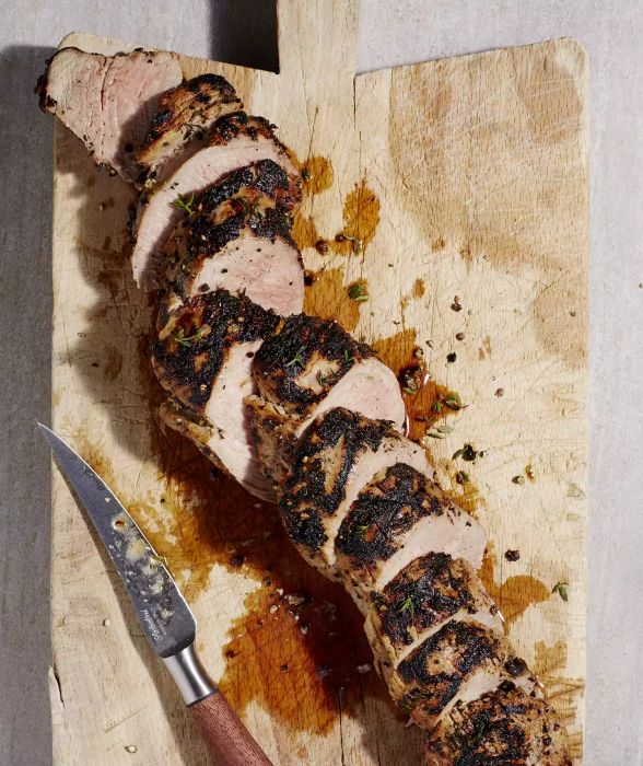 Tender and juicy, Brined Pork Tenderloin is an ideal dish to bring out rich flavors. To enhance the taste, consider brining your pork to infuse it with moisture and subtle notes of fresh thyme and cracked black pepper. Don't forget to let the meat rest after cooking, ensuring all the delicious juices stay intact. Serve it alongside roasted vegetables or chop it into pieces to add to a flavorful fried rice.
