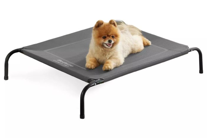 Bedsure Small Elevated Cooling Outdoor Dog Bed