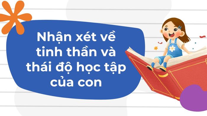 cách viết nhận xét của phụ huynh trong sổ liên lạc