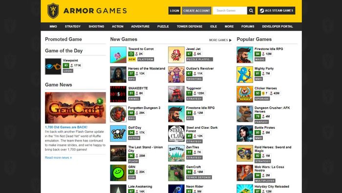Website chơi game miễn phí