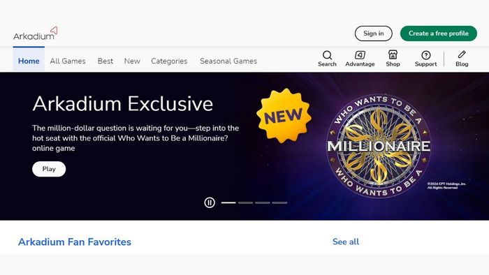 Website chơi game miễn phí