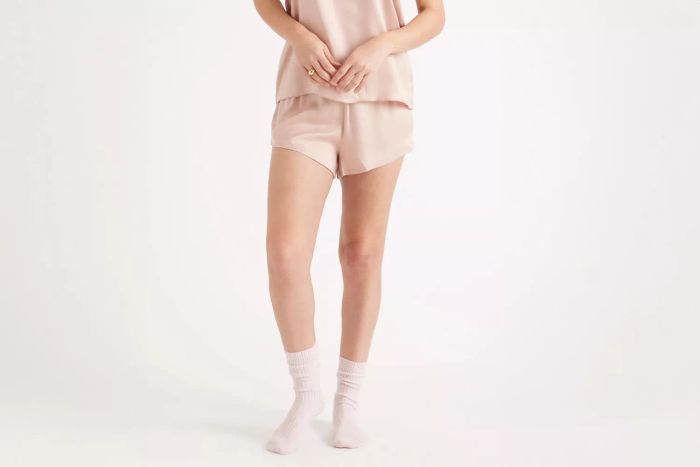 100% Washable Silk Pajama Shorts