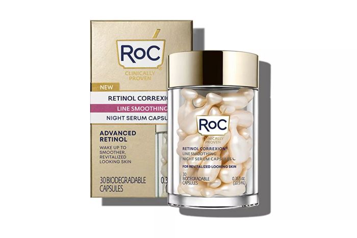 RoC Retinol Correxion Smoothing Night Serum Capsules for Targeted Treatment