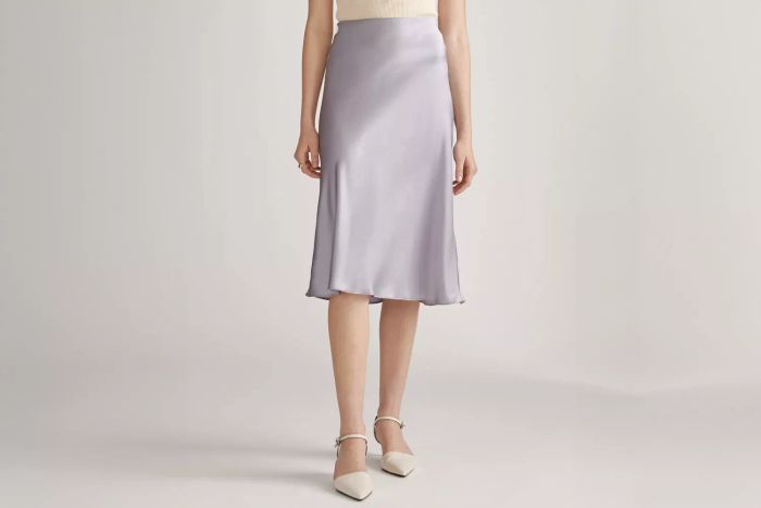 100% Washable Silk Skirt