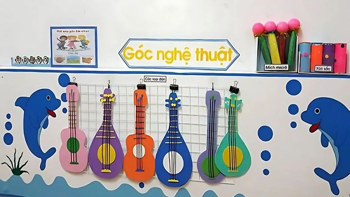 trang trí lớp mầm non theo phương pháp stem