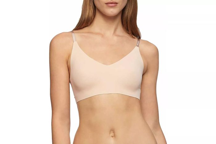 Calvin Klein Invisibles Comfort Lightly Lined Seamless Wireless Triangle Bralette