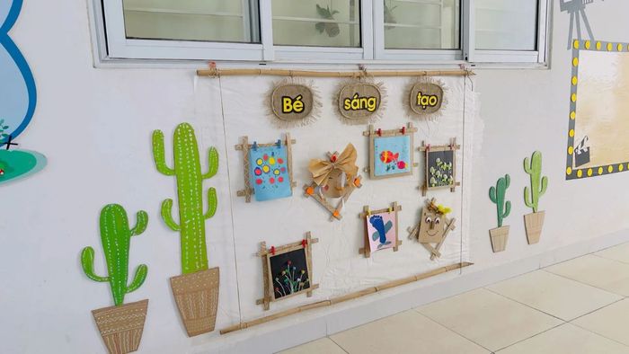trang trí lớp học mầm non theo phương pháp stem