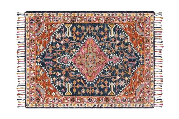 Joss & Main Carroll Hand Hooked Wool Oriental Rug