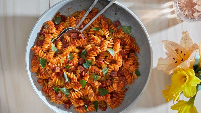Hazelnut Romesco Pasta Salad Recipe