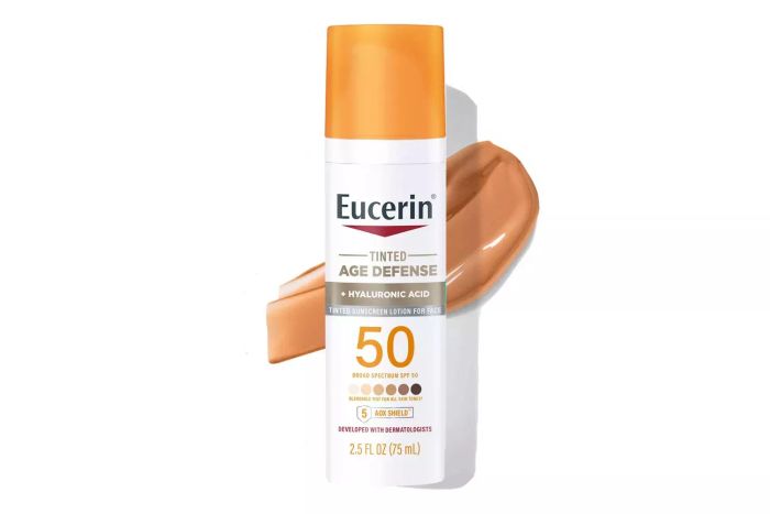 Eucerin Age Defense Face Sunscreen Tinted Lotion - SPF 50