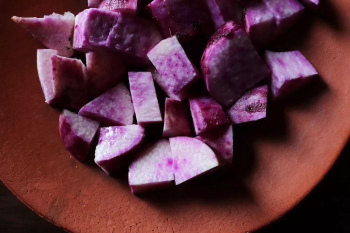 Ube in a dish