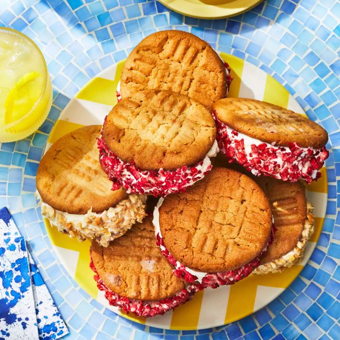 PB&J Ice Cream Sandwiches: A nostalgic treat