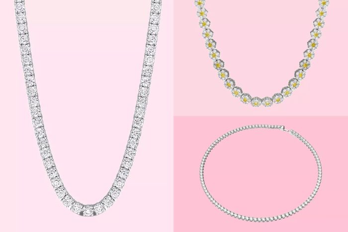 A curated selection of the top tennis necklaces we suggest