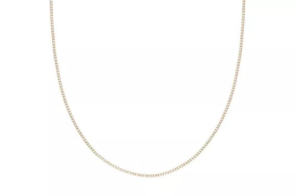 Astrid & Miyu Tennis Chain Necklace in Gold