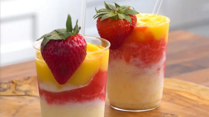 Sunset Daiquiri: A vibrant and refreshing cocktail
