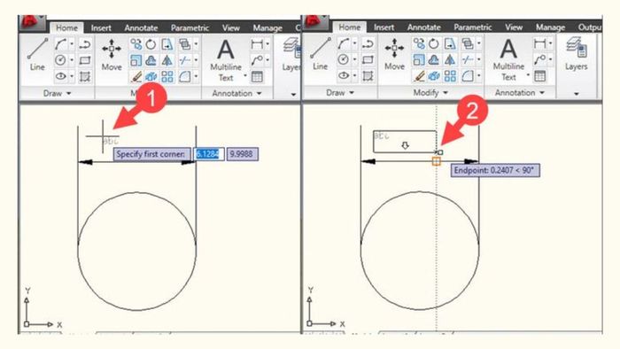 tạo ký hiệu phi trong AutoCAD