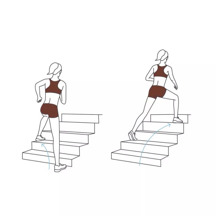 Staircase Workout: Skater Steps