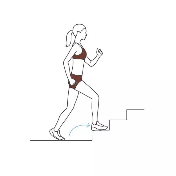 Stair Workout: alternate pacing