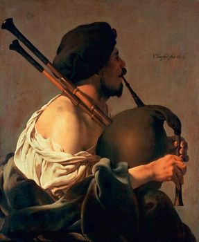 492Px-Hendrik Ter Brugghen - The Bagpiper
