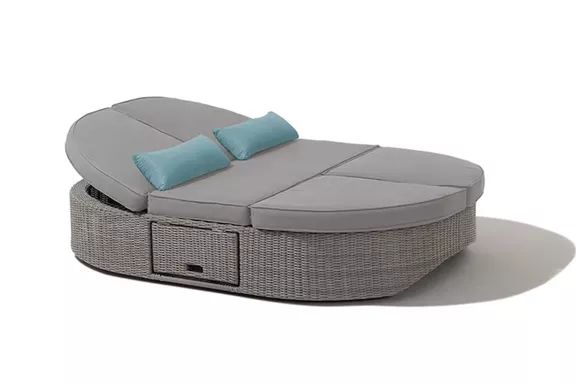 OVE Decors Sandra Wicker Outdoor Daybed