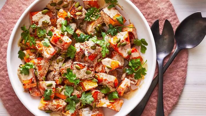 Roasted Butternut Squash with Tahini Sauce Recipe