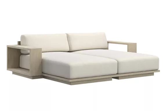 Crate and Barrel Mallorca Wood Daybed