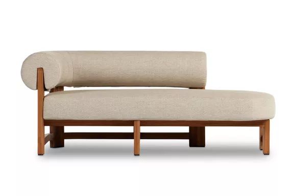AllModern Principato Outdoor Teak Chaise Lounge