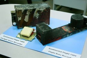 The flight recorders from Continental Airlines flight 1404, which went off the runway during takeoff in Denver, Colorado, in 2008, were analyzed.