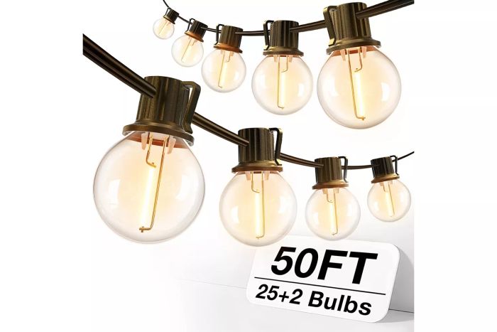 Addlon 50-Foot Outdoor String Lights